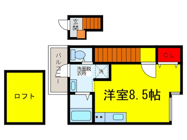 あんしん＋出島町08-4007の物件間取画像